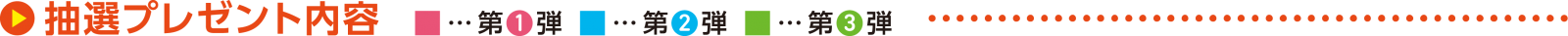 抽選プレゼント内容